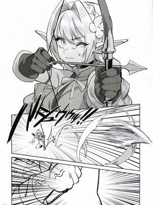 (C107) [ドクダミ (沖田あばば)] 可憐なエルフのあの娘が密猟者の人間にNTRれた話 [人類太可惡漢化]_12_qpdh