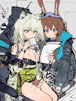 paofan·时停玩弄颜射凯尔希与阿米娅的屑刀客塔（明日方舟同人H·LC整合汉化组）_2_kaky