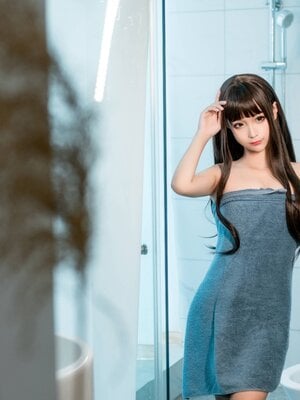 蠢沫沫 - 沫沫真爱版 灰浴巾_018