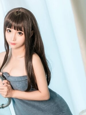 蠢沫沫 - 沫沫真爱版 灰浴巾_028