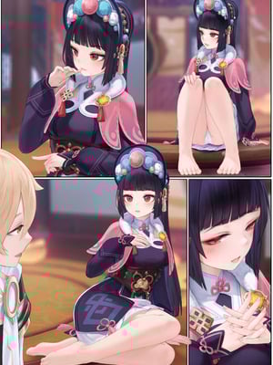 [无情烟灰缸] 戏云堇 (原神) [中国語] [無修正]_075_qedb