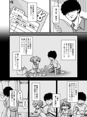 (C107) [ひやかけごはん (小矢部亮)] 僕の妹は予定表通りにしか行動できない (オリジナル) [DL版]_05_msum