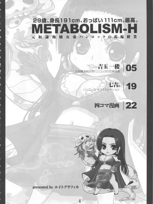 (C78) [エイトグラフィカ (吉玉一楼)] メタボリズムH 元奴隷海賊女帝ハンコックの花嫁修業 (ワンピース) [考古学家个人汉化]_03_bmbs