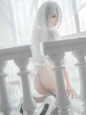 蠢沫沫 - 2B白婚纱_34