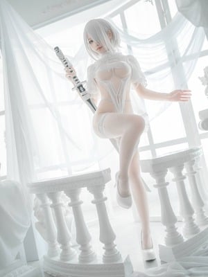 蠢沫沫 - 2B白婚纱_55