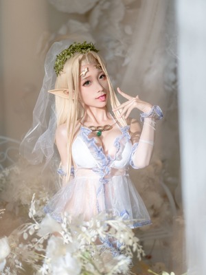 蠢沫沫 - 白精灵-婚纱_18