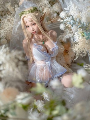 蠢沫沫 - 白精灵-婚纱_25