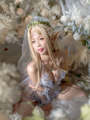 蠢沫沫 - 白精灵-婚纱_29