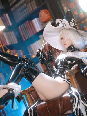 屿鱼Yukako - 尼尔：机械纪元 2B 万圣女巫同人_04_04