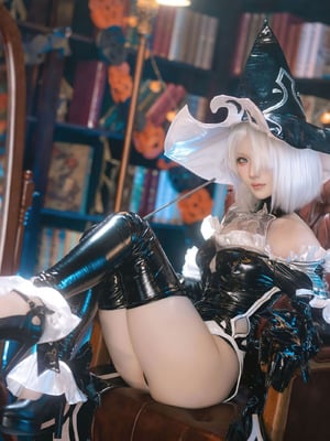 屿鱼Yukako - 尼尔：机械纪元 2B 万圣女巫同人_19_19