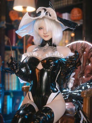 屿鱼Yukako - 尼尔：机械纪元 2B 万圣女巫同人_23_23