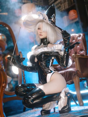 屿鱼Yukako - 尼尔：机械纪元 2B 万圣女巫同人_48_48