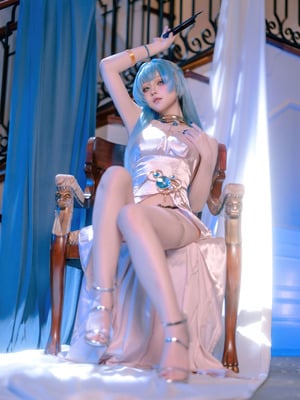 屿鱼Yukako - 胜利女神：妮姬 海伦 礼服_07_07