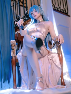 屿鱼Yukako - 胜利女神：妮姬 海伦 礼服_14_14