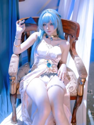 屿鱼Yukako - 胜利女神：妮姬 海伦 礼服_35_35