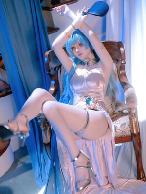 屿鱼Yukako - 胜利女神：妮姬 海伦 礼服_36_36