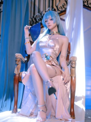 屿鱼Yukako - 胜利女神：妮姬 海伦 礼服_38_38