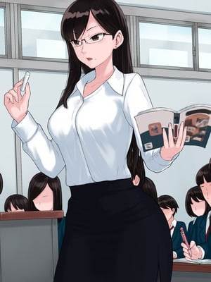 [雨屋] 京子先生の催眠性実習～クールな美人教師にデブオタが催眠術でHな性教育させる話～ [中国翻訳]_02_qmdl