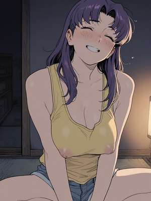 JuicePiggy16 - Drunk Misato (Patreon) (AI Generated)_023