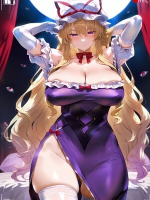 (Flowersbeautiful) 5a22.八雲紫 BBC 東方Project【344p】[AI Generated]_115_5a22._BBC_Project344p_115