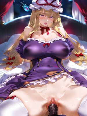 (Flowersbeautiful) 5a22.八雲紫 BBC 東方Project【344p】[AI Generated]_117_5a22._BBC_Project344p_117