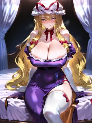 (Flowersbeautiful) 5a22.八雲紫 BBC 東方Project【344p】[AI Generated]_143_5a22._BBC_Project344p_143