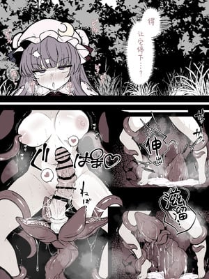 [はとめ本舗 (はとめ)] パチュリーが穴にはまって触手に種付けされちゃう漫画 (東方Project) [紫藤汉化组]_07_cfta