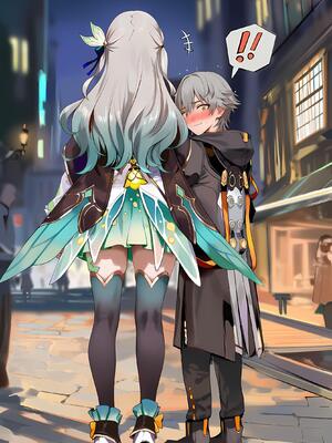 [神奇牛子] 击破队大姐姐们的茶会 Break Effect Teaparty [AI GENERATED]_053_053