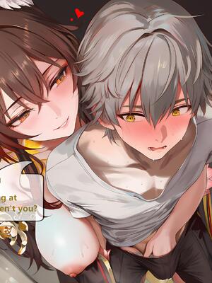 [神奇牛子] 击破队大姐姐们的茶会 Break Effect Teaparty [AI GENERATED]_091_091