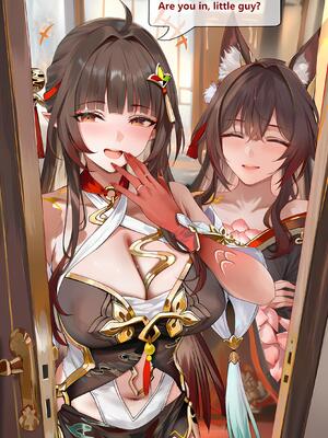 [神奇牛子] 击破队大姐姐们的茶会 Break Effect Teaparty [AI GENERATED]_356_356