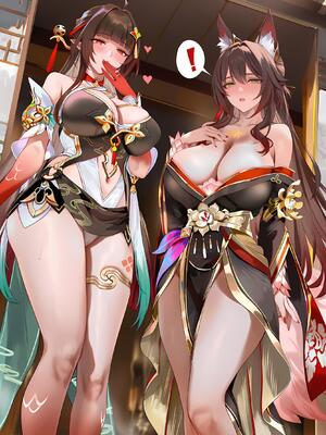 [神奇牛子] 击破队大姐姐们的茶会 Break Effect Teaparty [AI GENERATED]_360_360