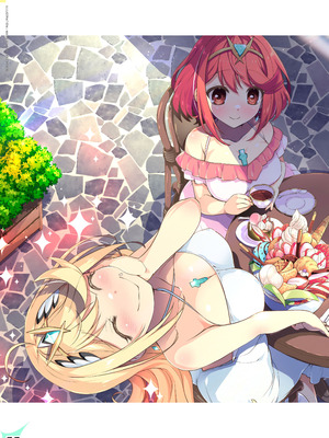 [わつき屋 (わつきるみ、結城成)] RE：COLORS!#06 キラキラkawaii! ブレイド大集合♪ (ゼノブレイドシリーズ) [DL版] [甜族星人x我不看本子汉化]_62_jhkp