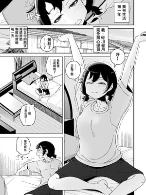 [シチョウカクシツ (はがー)] オナニー依存自堕落女子は少年のオナニーを覗き見する。 [小盒醬漢化]_04_vgkl