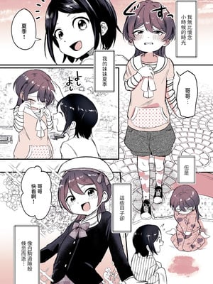 [恥辱庵 (ももちゃ丸)] 兄になった夏季ちゃんと妹にされた冬季くん｜变成哥哥的夏季妹妹和变成妹妹的冬季哥哥 [瑞树汉化组]_04_icts