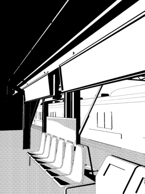 [TOZAN：BU (富士やま)] AMAMI -a pratform of a railway station (アイドルマスター) [红发小女孩汉化] [DL版]_04_hwfg