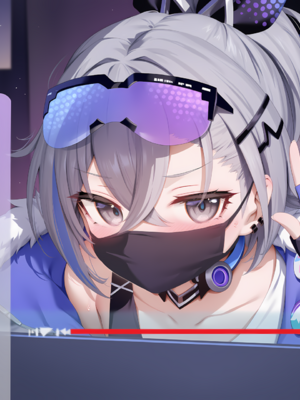 [Shinkualtt] 銀狼秘密配信 [AI Generated]